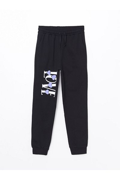 LC Waikiki Lcw Girl's Jogger Sweatpants with Elastic Waist