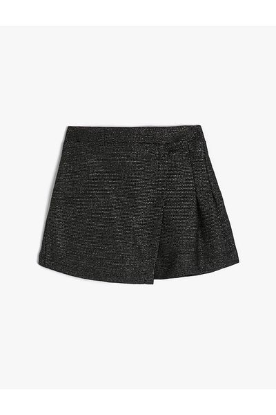 Koton Elastic Waist Shorts Skirt - Pleated Design