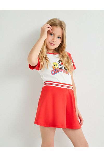 Koton Licencované tričko Tweety a Sylvester Crew Neck – potištěné na zadní straně