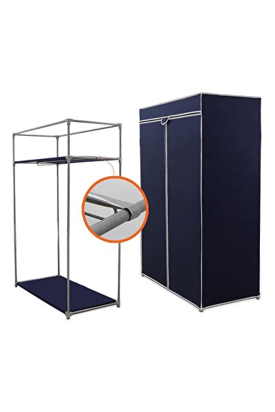 PRADO Basic Çelik Profilli Portatif Bez Dolap Lacivert
