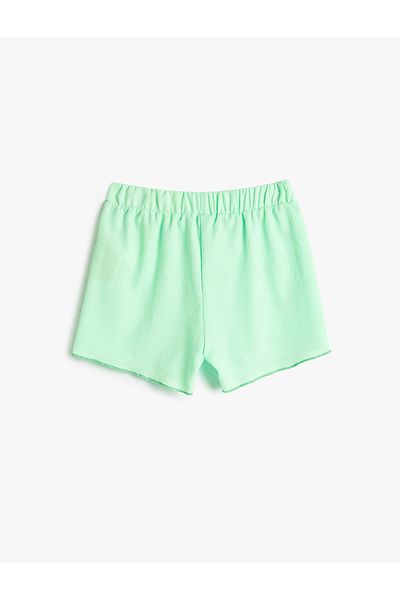 Koton Mini-Shorts mit Palmen-Print – elastische Taille