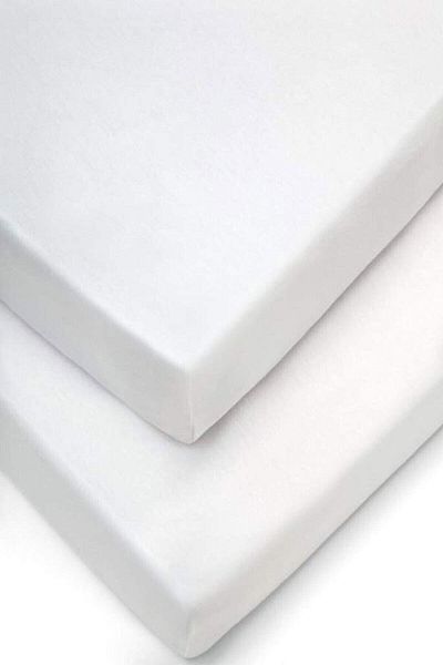 COTENCONCEPT 2 Pieces Cotton and Elastic 60 X 120 Cm Combed Cotton Baby Bedsheet