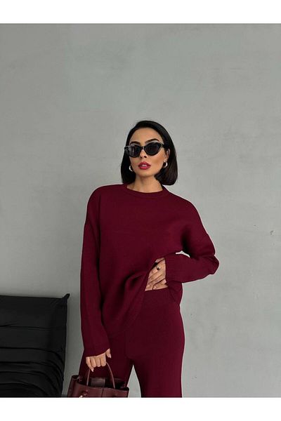 STOREBARS Women's Oversize Sweatshirt Pants Bottom Top Set
