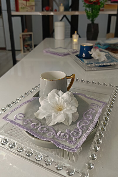 CAMİNHO DA LUA Sara Model 6 Bucuri Servetel Cocktail Cafea Servetel Prezentar...