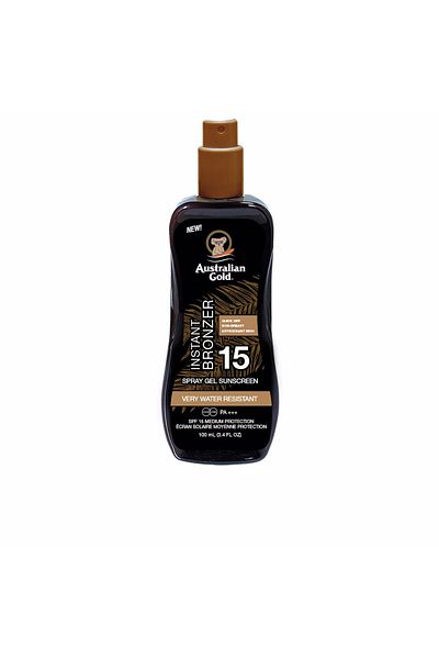 Australian Gold Sunscreen Spf15 Spray Gel With Instant Bronzer Australian Gold 100 ml