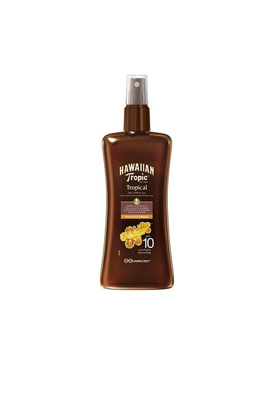 Hawaiian Tropic Kokosnuss &amp; Papaya Trockenöl Spf10 Spray Hawaiian Tropic 200 ml