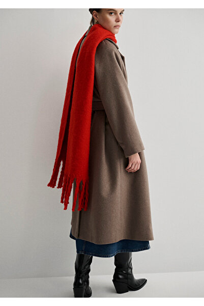 Mavi Püsküllü Kırmızı Atkı 1912844-82677