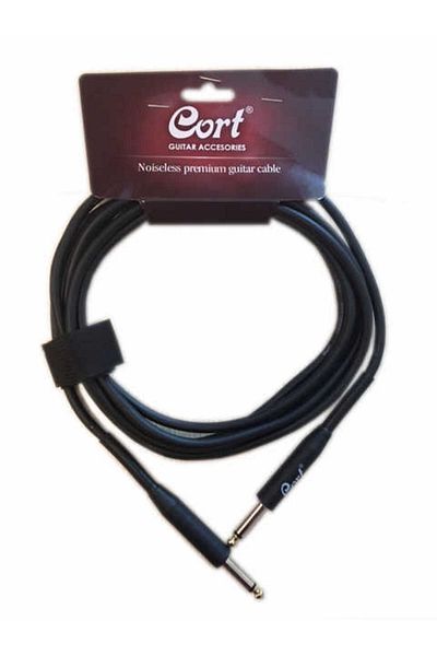 CORT Ca508 3m Noiseless Guitar Cable - Black