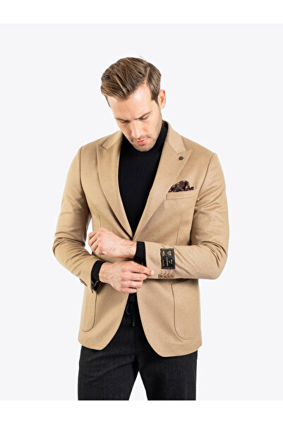 Karaca Erkek 6 Drop Ceket-camel