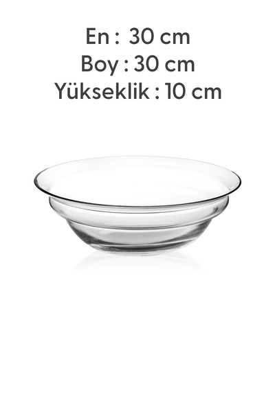 Fhilli Milano - Round Cold Cut Fruit Holder and Salad Bowl - Large Shallow