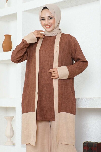 İmajButik Plus Size Bronze Biscuits Triple Set