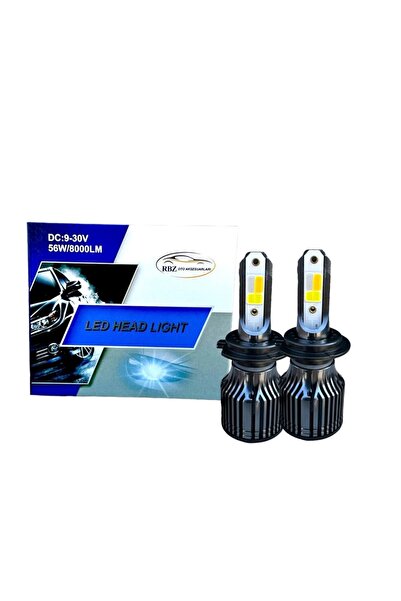 RBZ 3 Renk-deli Mavi Beyaz Limon-h7-led Far Ampulü