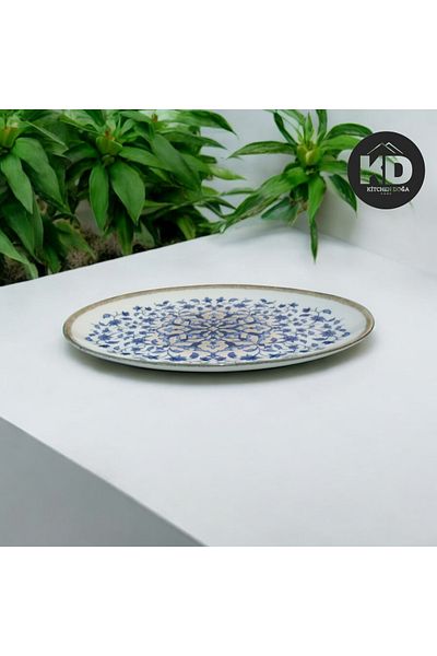 Kütahya Porselen 36X26 Boat Plate