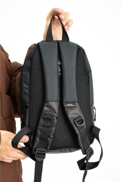 MEGA Μίνι σακίδιο πλάτης από πολυεστερικό ύφασμα αδιάβροχο