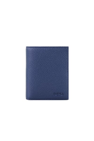 Desa Otis Navy Blue Men's Leather Wallet