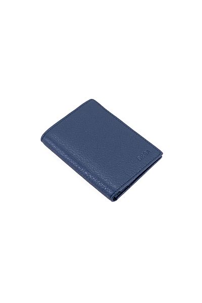 Desa Otis Navy Blue Men's Leather Wallet