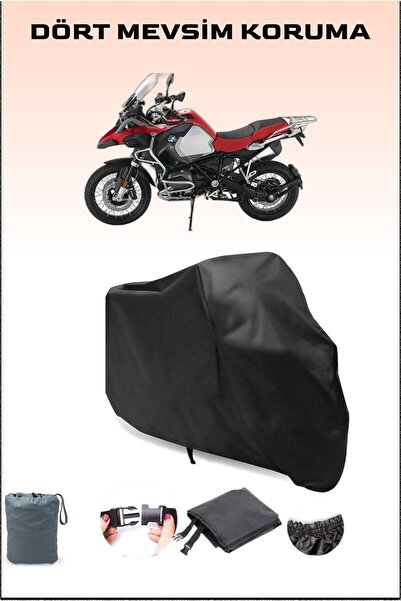 Breen Black Bmw R 1200 Gs Adventure Compatible Motorcycle Tarpaulin, Engine C...