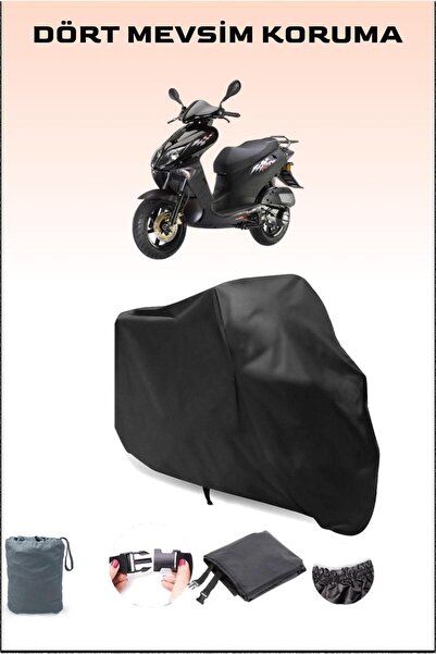 Breen Black Keeway Arn 150 Compatible Motorcycle Tarpaulin, Engine Cover