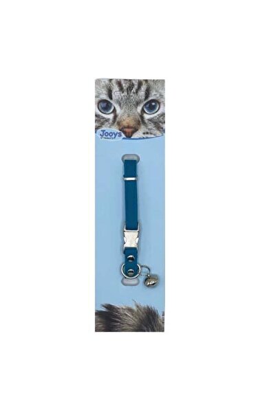 Jooys Velvet Cat Collar with Bell - Turquoise