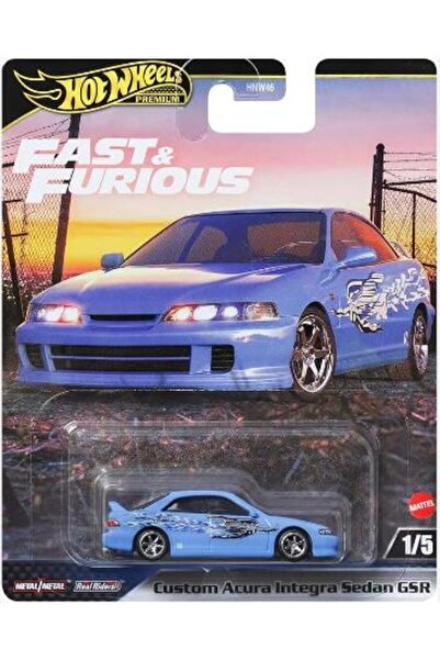 HOT WHEELS Premıum Fast And Furıous Custom Acura Integra Sedat Gsr