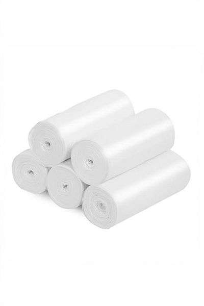 TiriStore Tiri Store - Mini Size White Trash Bag, 40 Pieces, 40X50 cm