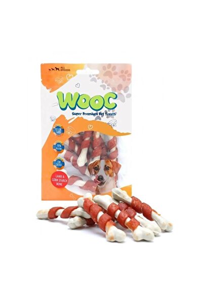 Wooc Super Premium Pet Treats Kuzu Sargılı Köpek Ödül Çubuğu 80gr