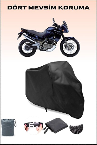 Breen قماش القنب للدراجات النارية المتوافق مع Kawasaki Kle 500 باللون الأسود،...