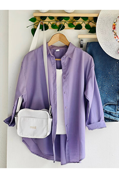 AVK MODA ABS Boyfriend Tesettür Kadın Gömlek