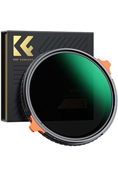 K&F CONCEPT 49mm CPL + ND4-ND64 Varıable Nano-X Serisi 2 in 1 Filtre ( 2-6 st...