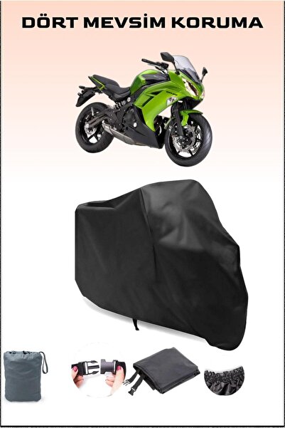 Breen قماش القنب للدراجات النارية المتوافق مع Kawasaki Er-6 F، غطاء المحرك