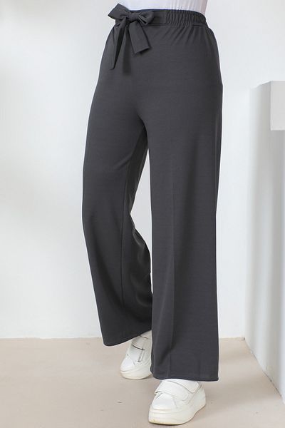 İmajButik Smoked High Waist Loose Leg Pants