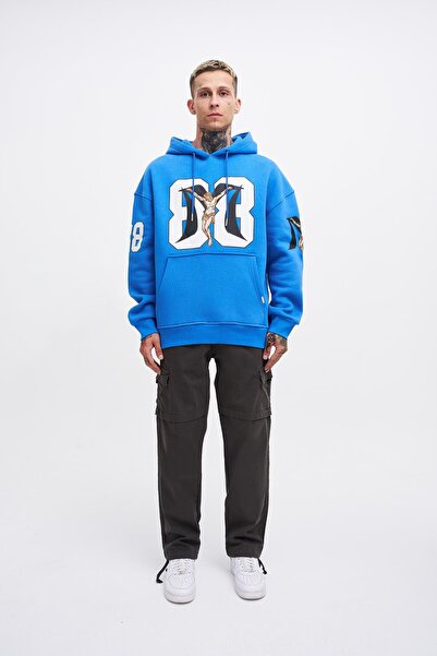 Machinist Ανδρικό φούτερ 88 Jesus Printed Oversize Saks