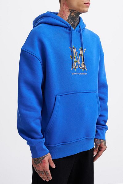 Machinist Ανδρικό φούτερ Saks Oversize με κεντημένη κουκούλα