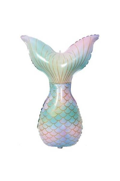 Parti Dükkanım بالون رقائق ذيل حورية البحر 50*80 سم