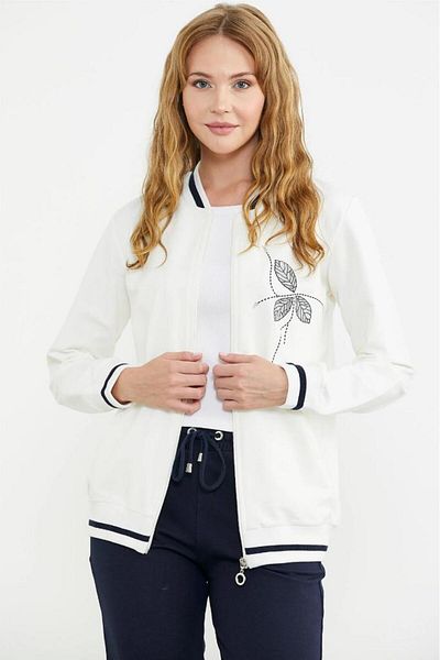 Sementa Embroidery Detailed Pocket Zippered Tracksuit Set