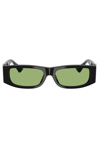 Versace 0VE4476U GB1/2 55 Man Acetate Black Rectangle full frame for Adult