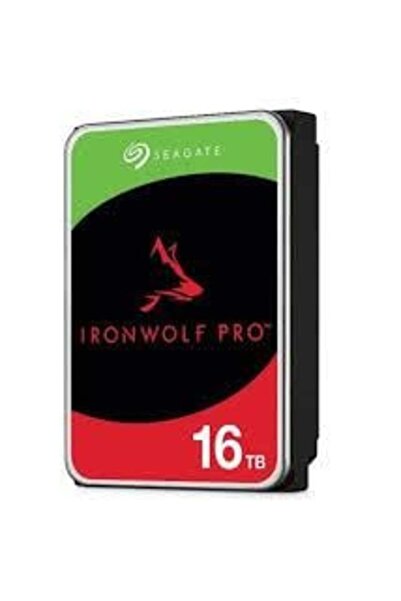 Seagate 3.5" 16TB IRONWOLF PRO ST16000NT001 7200 RPM 256MB SATA-3 NAS Diski