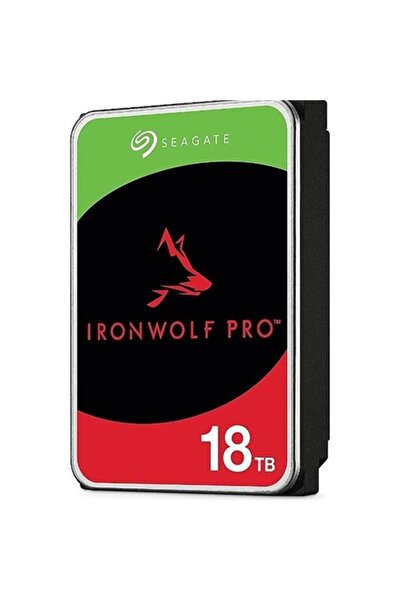 Seagate 18TB ST18000NT001 Ironwolf Pro 3.5" Sata 3 7200RPM 256MB Nas Harddisk