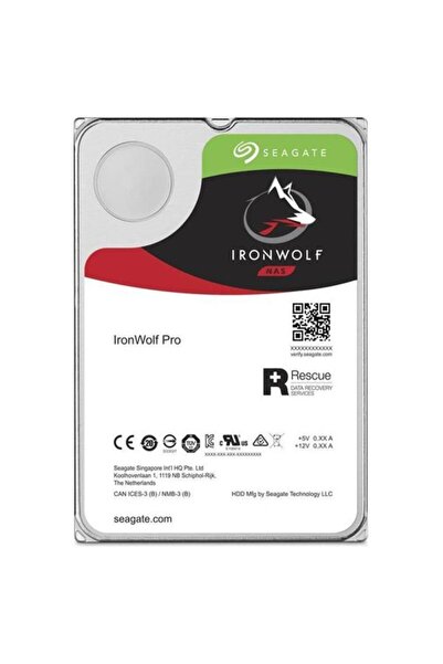 Seagate 6TB Ironwolf Pro 3.5 7200Rpm 256Mb Sata 3 ST6000NE000 Harddisk