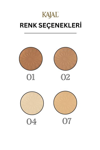 KAJAL Cream Beige - Compact Powder & Cream Beige: No: 07
