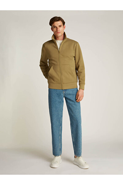 Calvin Klein LOGO TAPE ZIP THROUGH Erkek Eşofman Üstü J30J326778-LFF
