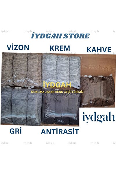 IYDGAH Düz Jakarlı Büyük Oval Sandalye Kılıfı Yıkanabilir Streç Lastikli Sandalye Örtüsü 1 Adet İndigo mavi