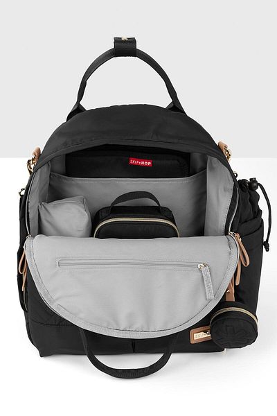Skip Hop Main Frame 6 Compartment Backpack – Black