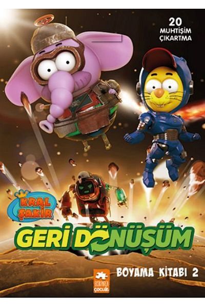 Astra Market Kral Şakir Geridönüşüm Coloring Book 2 Books - Collective - Missing Part Publications
