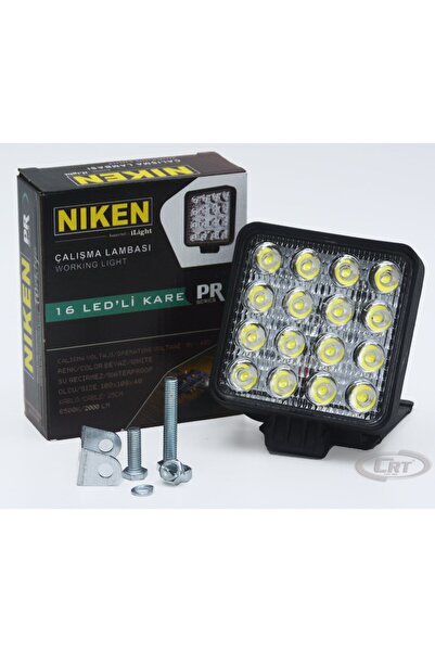 Niken Kare Çalışma Lambası 16 Led Pro Seri