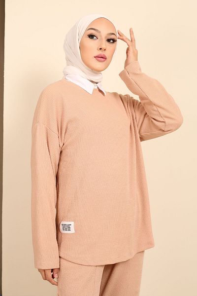 İmajButik Κοστούμι με σχισμή πούδρα