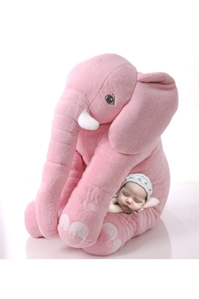 Sole Uyku Arkadaşım Fil - Büyük Yumuşacık Peluş Fil - 85 Cm - % 100 Yerli Üretim