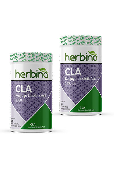 Herbina Cla Konjuge Linoleik Asit 100 Soft Kapsül 2 Adet
