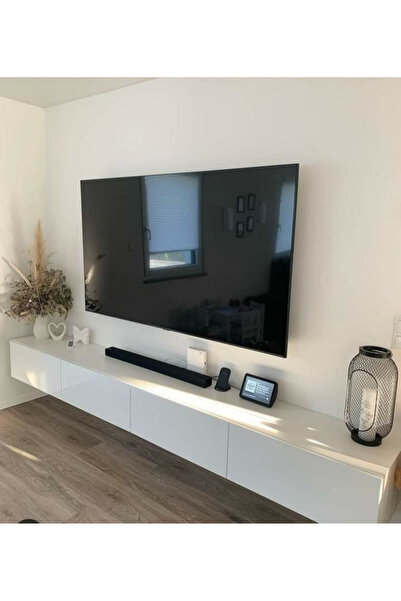 Minezza Mobilya Sand Tv ünitesi Kum beji 200 cm Dolaplı