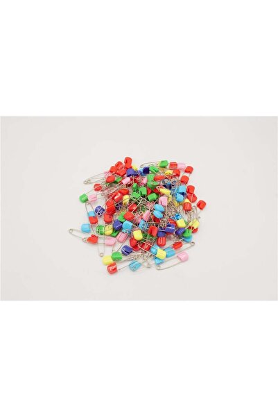 Gül Bebe Kilitli Çengelli İğne Büyük - STD Renkli